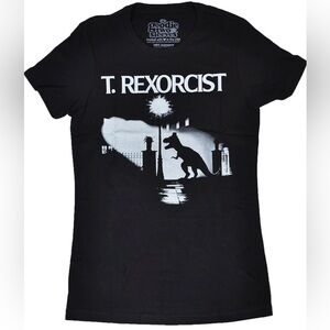 Goodie Two Sleeves  T. Rexorcist Parody T-Shirt
